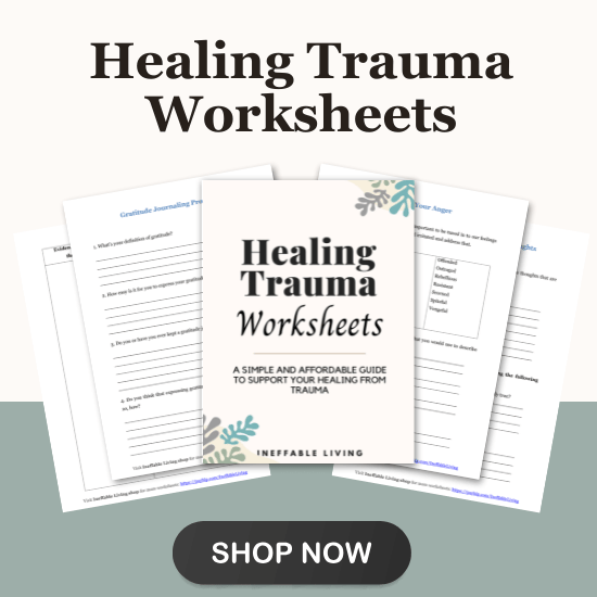 Healing Trauma Worksheets