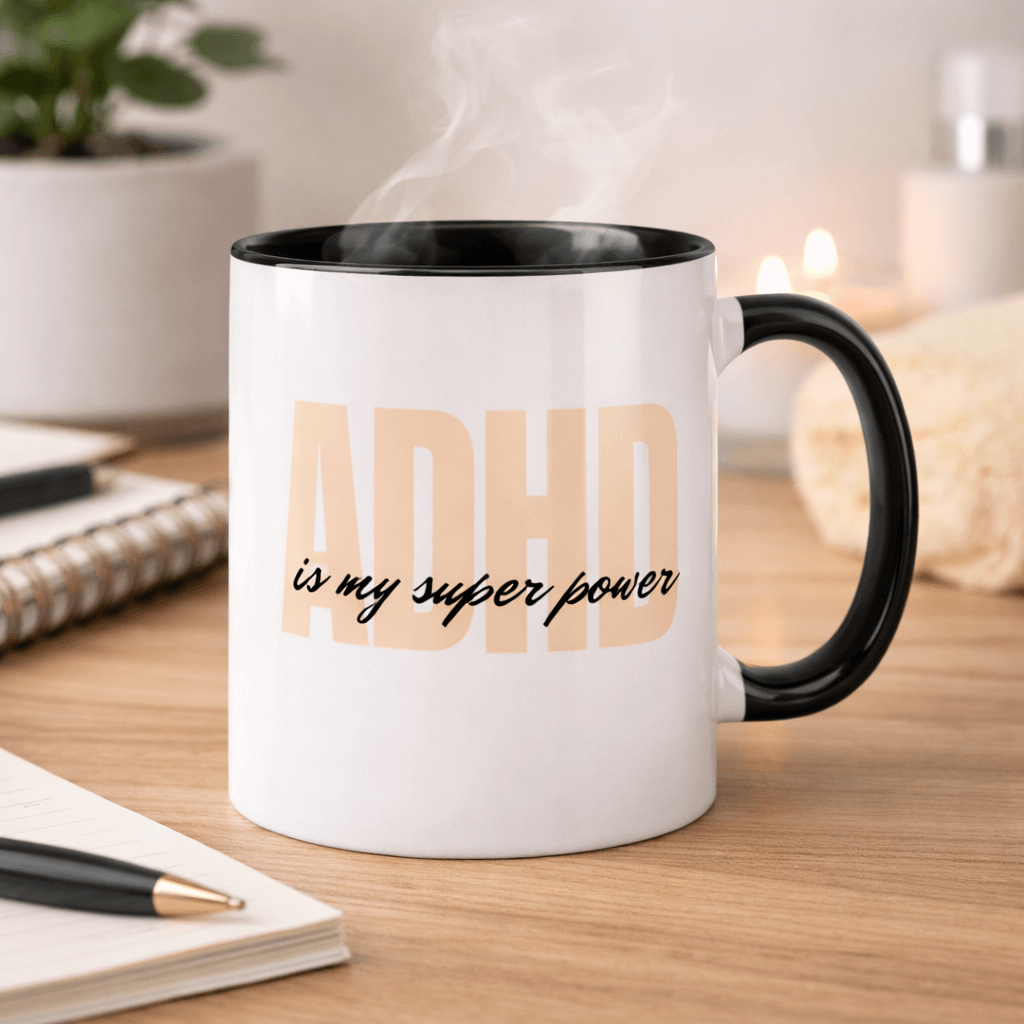 ADHD Is My Superpower Ceramic Mug